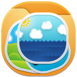 Folder Images Icon 256x256 png